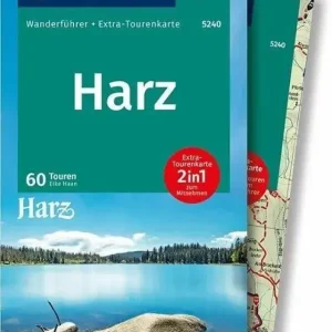 Neue Ware Kompass-Verlag WF Harz mit Karte