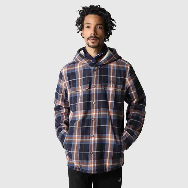 Neuheit The North Face Hooded Campshire Shirt-fedblue