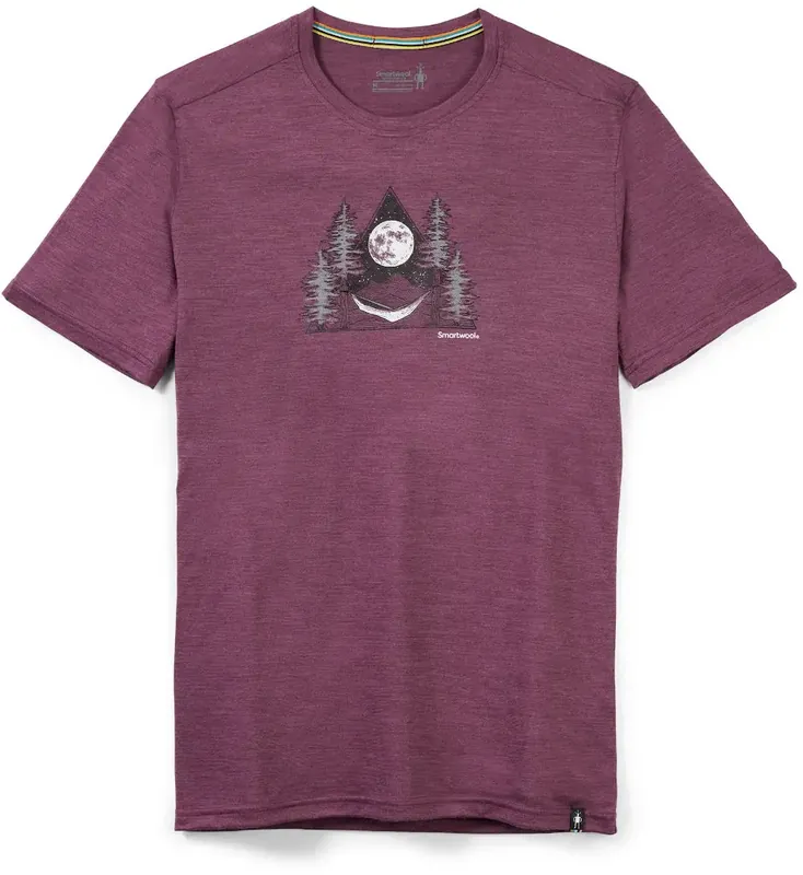 Smartwool Men‘s Merino Sport Midnight Snooze Short Sleeve Graphic Tee Echt