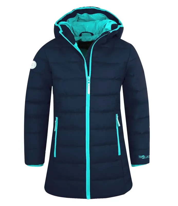 Online Kaufen Trollkids Girls Stavanger Coat - navy/mint