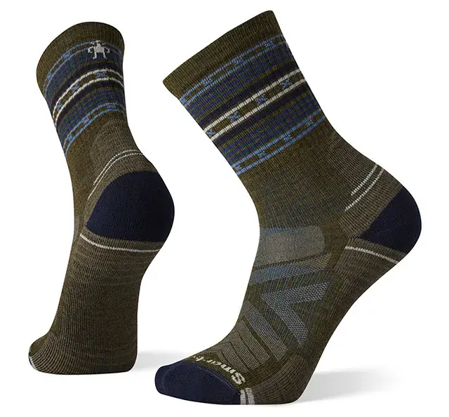 Direkt Vom Hersteller Smartwool Hike Light Cushion Spiked Stripe Crew Socks Men