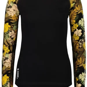 Mons Royale Bella Merino Air-Con LS Woman - floral/blk Jetzt Kaufen