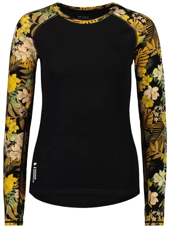 Mons Royale Bella Merino Air-Con LS Woman - floral/blk Jetzt Kaufen