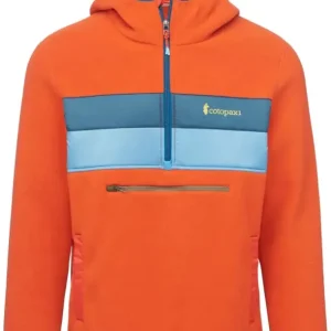 Beliebt Cotopaxi Teca Fleece Hooded Half-Zip Jacket - red hot