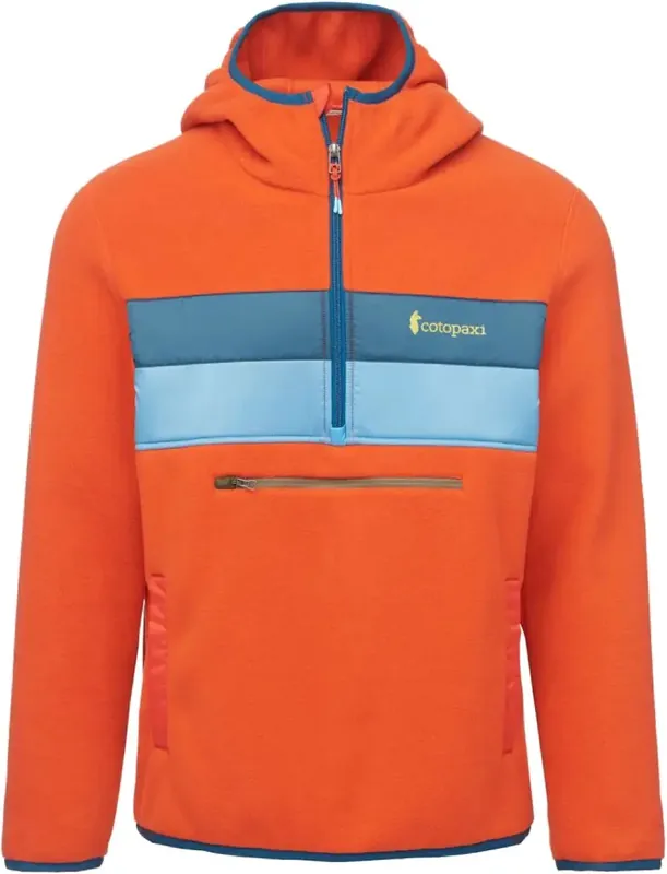 Beliebt Cotopaxi Teca Fleece Hooded Half-Zip Jacket - red hot