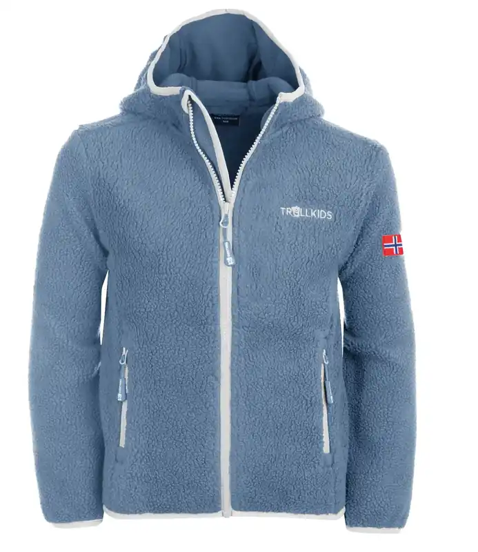 Expressversand Trollkids Girls Mandal Jacket - dusty blue/white