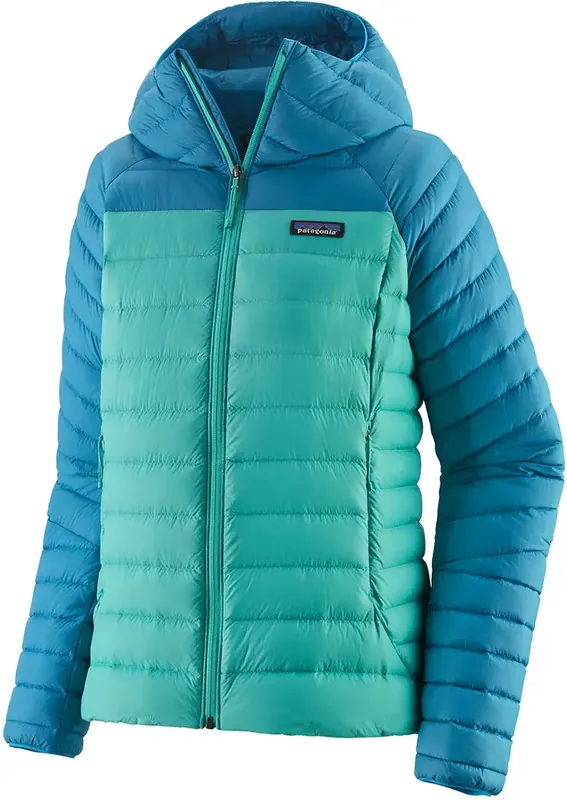 Sichere Zahlung Patagonia Woman‘s Down Sweater Hoody - fresh teal