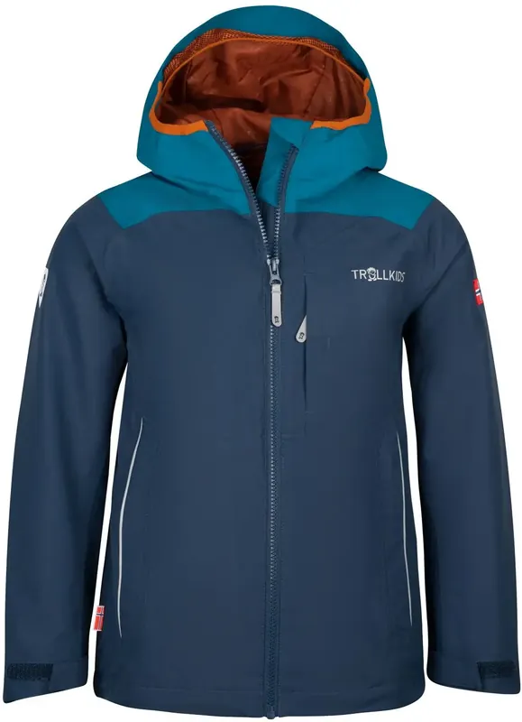 Mega-Angebot Trollkids Kids Bergen Jacket - lagoon/sky/cinnamon