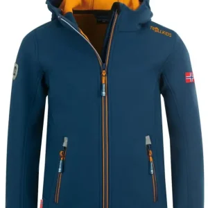 Sonderaktion Trollkids Kids Trollfjord Jacket - mysticblue/yellow