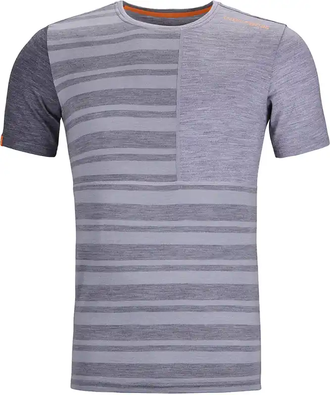 Ortovox 185 Rock‘N‘Wool Short Sleeve Man - grey blend Aktuell