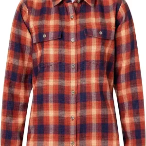 Angebot Vaude Woman‘s Fairfax Midweight Flannel - red ochre