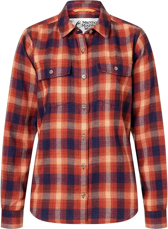 Angebot Vaude Woman‘s Fairfax Midweight Flannel - red ochre