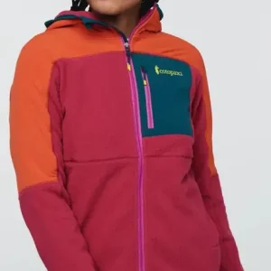 Cotopaxi Abrazo Hooded Full-Zip Fleece Jacket Women - canyon & raspberry Meistverkauft