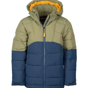 Versand Am Gleichen Tag Trollkids Kids Gryllefjord Jkt - moss/blue/yellow