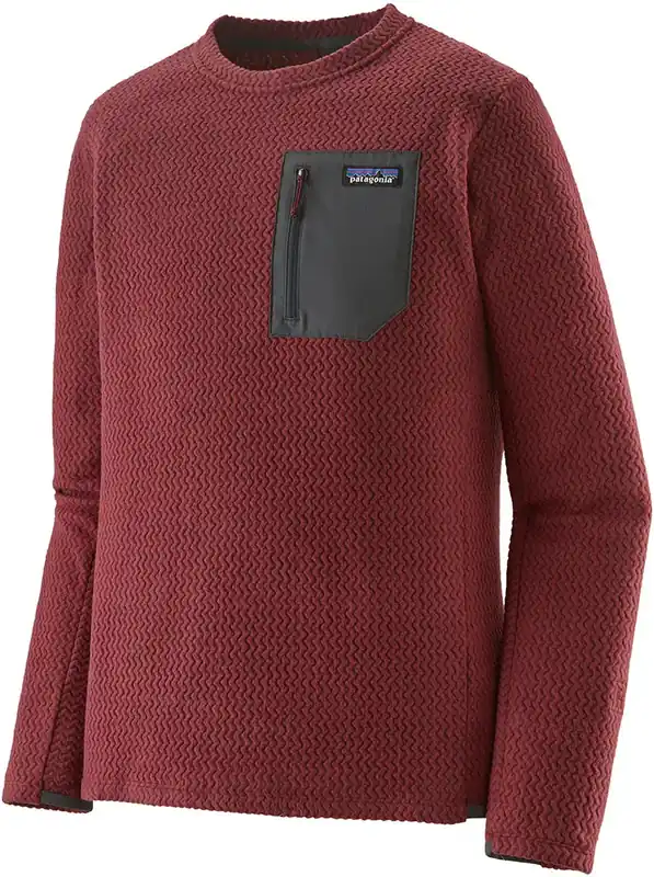 Patagonia Man‘s R1 Air Fleece Crew - sequoia red Direkt Vom Hersteller