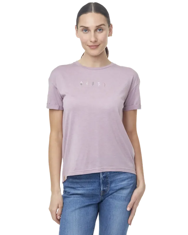 Tentree River Flowers T-Shirt Sichere Zahlung