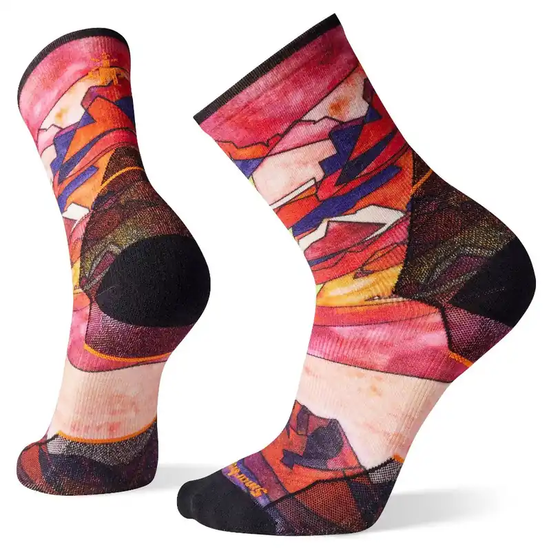 Neue Kollektion Smartwool Athlete Edition Run Print Crew Socks