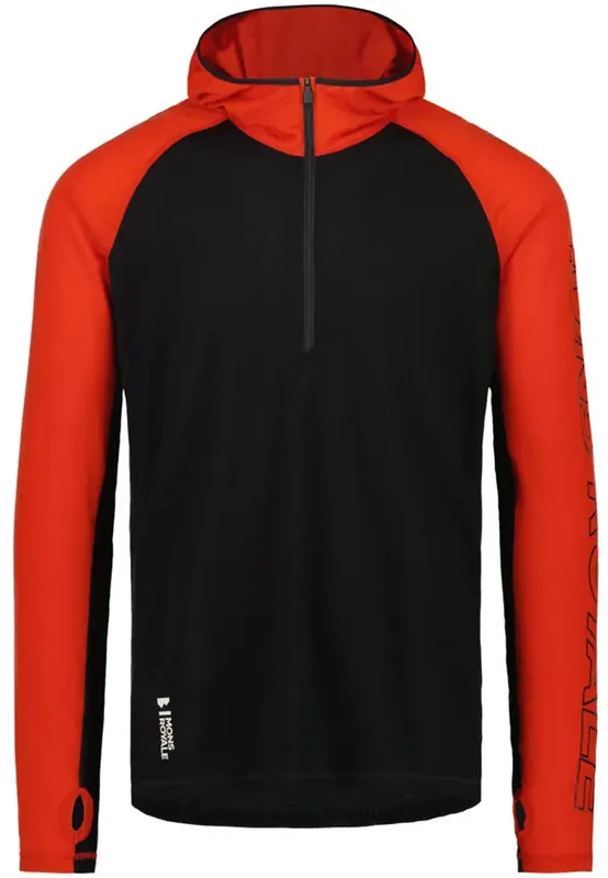 Mons Royale Temple Merino AirCon Hood - retrored/blk Kracherpreis