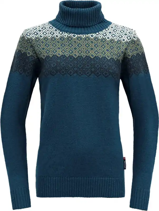 Mega-Angebot Devold Syvde Wool High Neck Wmn - flood