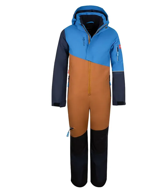 Versand Am Gleichen Tag Trollkids Kids Hallingdal Snowsuit - bronze/blue
