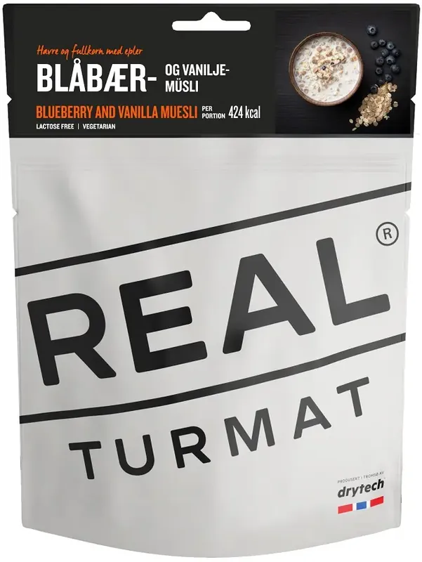 Real Turmat Vanille Blaubeer Muesli Beliebt