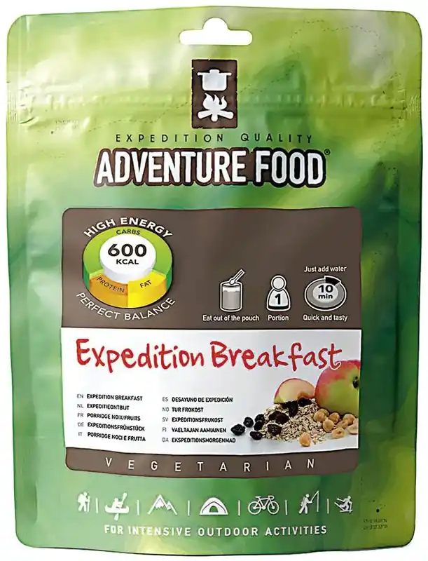 Zertifiziert Adventure Food Expeditionsfrühstück Einzelportion