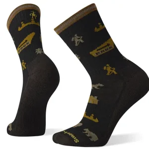 Top-Seller Smartwool Men‘s Hike Light Park Explorer Pattern Crew Socks