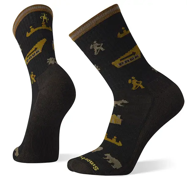 Top-Seller Smartwool Men‘s Hike Light Park Explorer Pattern Crew Socks