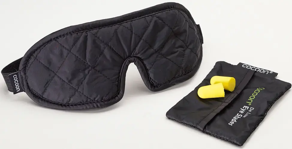 Cocoon Eye Shades DeLuxe mit Ohrenstöpseln Neue Kollektion