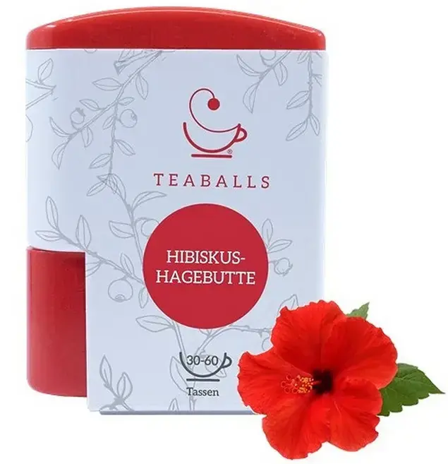 Finale Aktion Teaballs Tee Extrakt - Hibiskus Hagebutte 120 Tabs