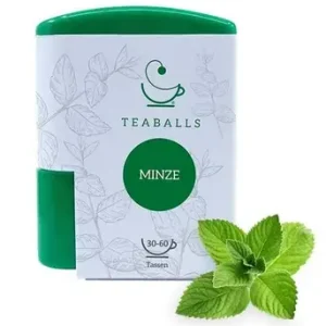 Neu Im Sortiment Teaballs Tee Extrakt - Pfefferminz 120 Tabs