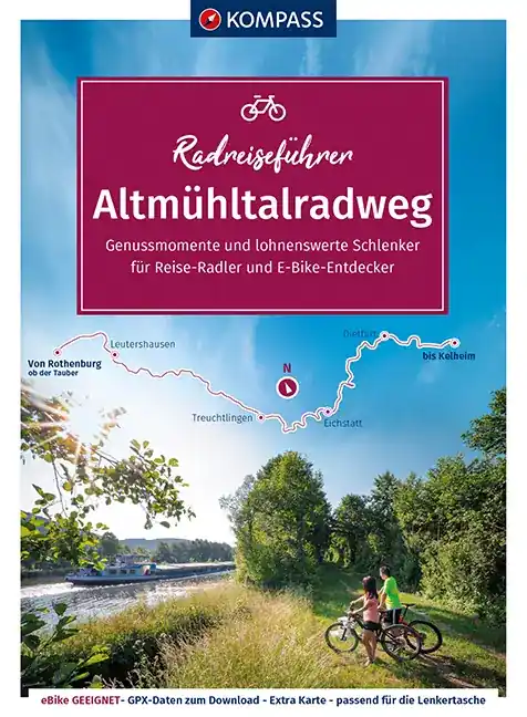 Kompass-Verlag RadReiseFührer Altmühltalradweg Sofort Bestellen