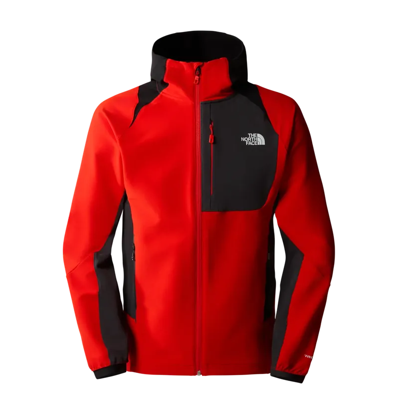 The North Face AO Softshell Hoodie-Fiery Red/Grey Finale Aktion