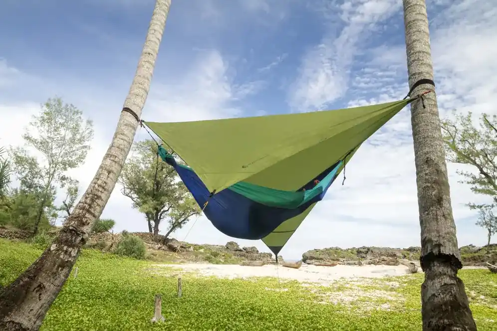 Direkt Vom Hersteller Ticket to the Moon Hammock Tarp - green