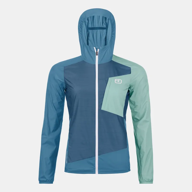 Aktuell Ortovox Windbreaker Jacket W Petrol Blue
