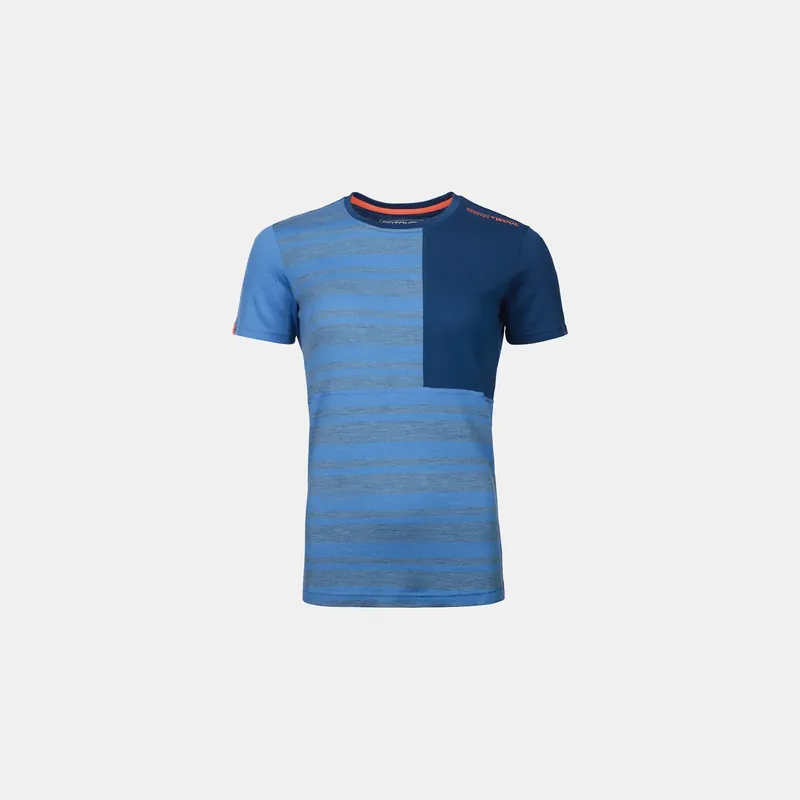 Ortovox 185 Rock‘N‘Wool Short Sleeve W Sky Blue Billig
