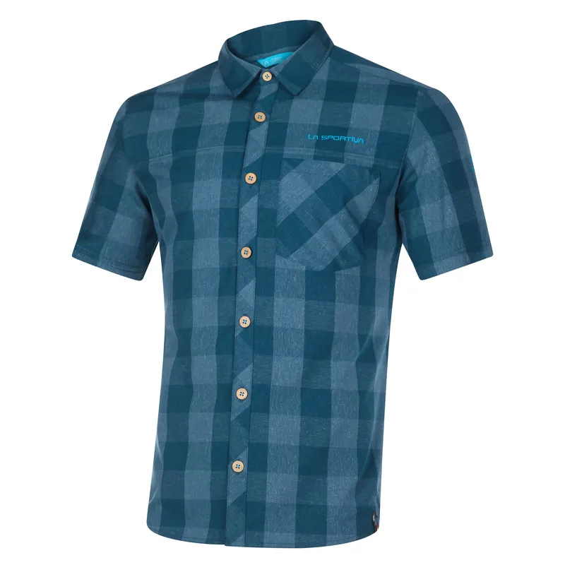 Saisonangebot La Sportiva Nomad SS Shirt M Storm Blue/Maui
