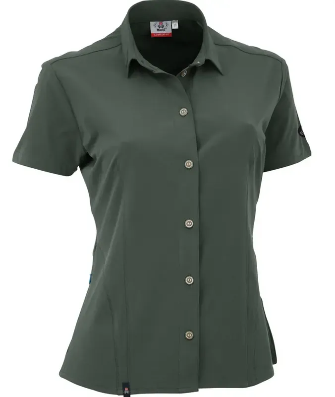 Maul Vilsalpsee S/S Shirt W Dark Green Highlight