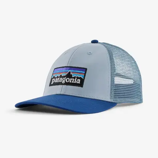 Rabatt Patagonia P-6 Logo Lopro Trucker Hat Steam Blue