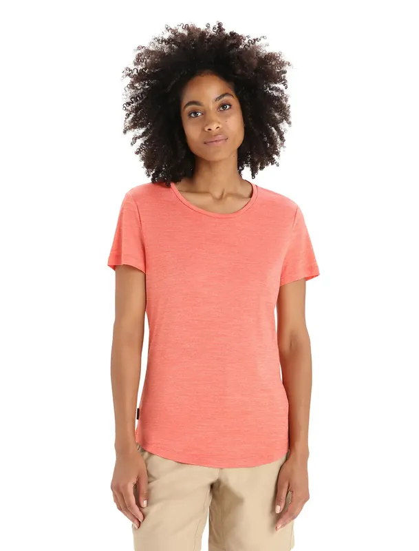 Icebreaker Women Sphere Ii Ss Tee Vibrant Earth Hthr Bestseller