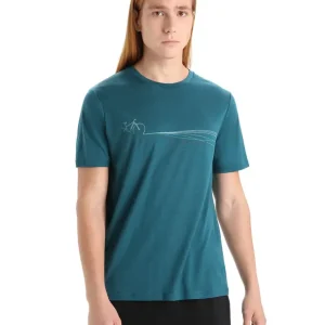 Top-Seller Icebreaker Men Tech Lite SS Cadence Path-green glory