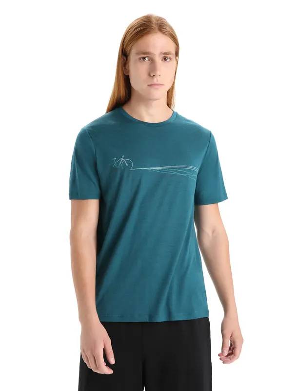 Top-Seller Icebreaker Men Tech Lite SS Cadence Path-green glory