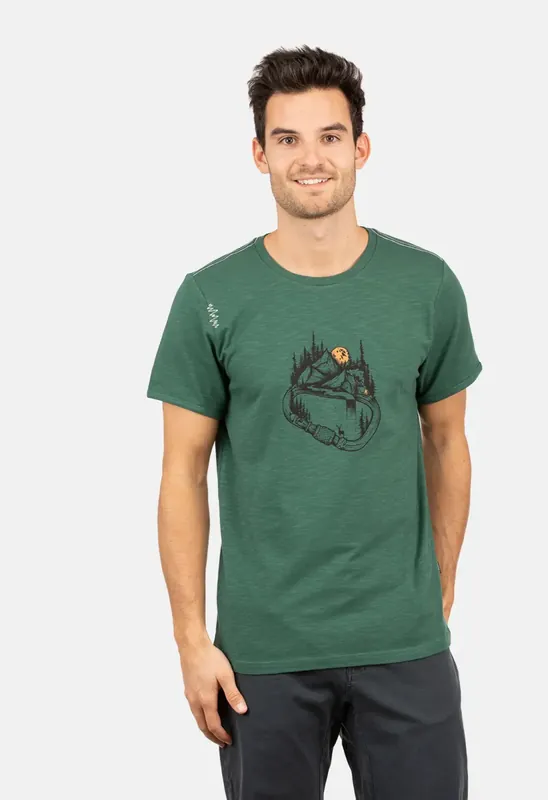 Super-Preis Chillaz Carabiner Forest T-Shirt Green