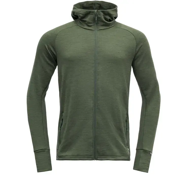 Devold Nibba Merino JKT Hood Man Forest Melange Günstig