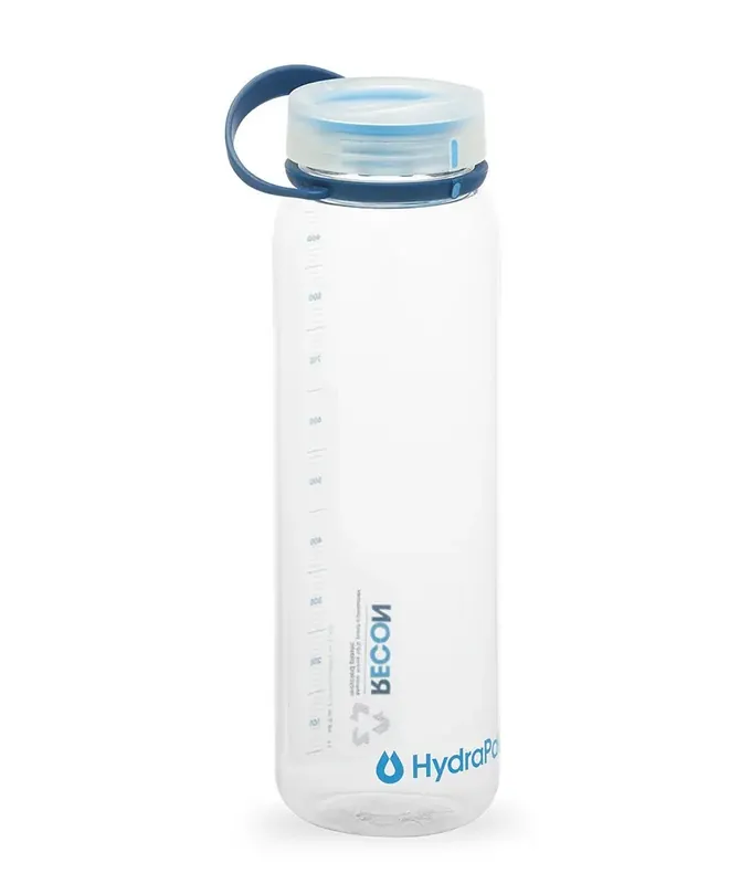 Ausverkauf HydraPak Recon Bottle 1L Clear/Navy/Cyan