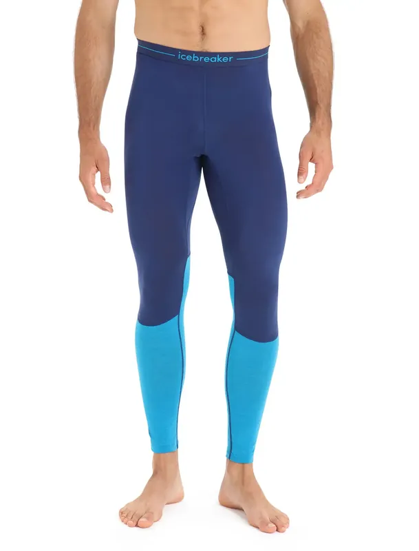 Solange Der Vorrat Reicht Icebreaker Men 125 Zoneknit Leggings Geo Blue/Royal Navy/Cb