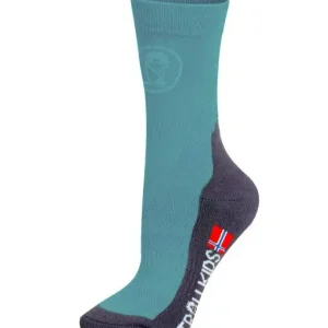 Trollkids Kids Trekking Mid Cut Socks II Glacier Green Top-Seller