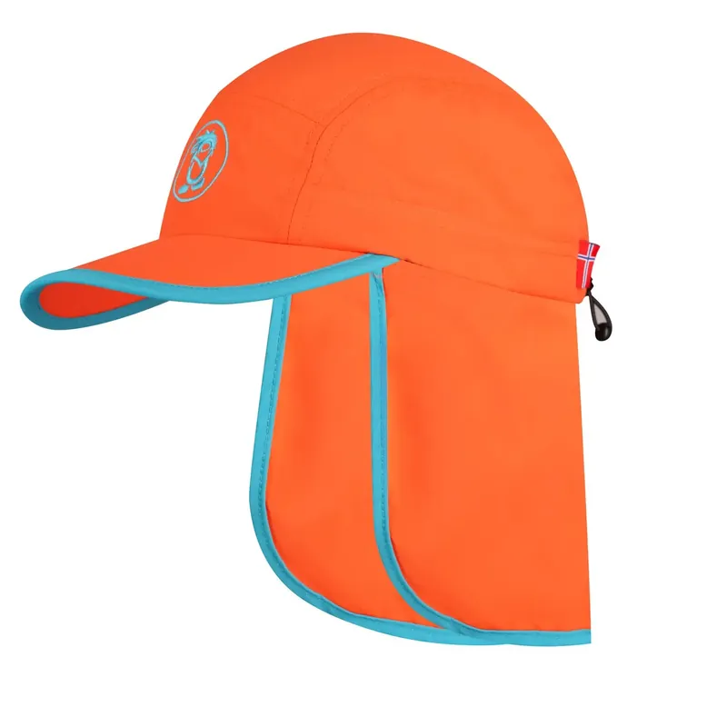 Trollkids Kids Troll Cap XT Bright Orange/Lake Blue Mega-Angebot