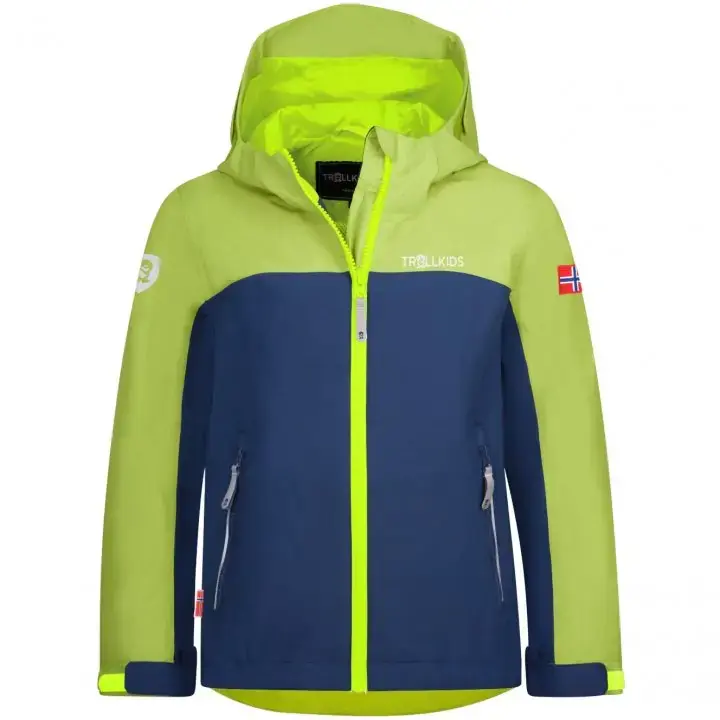 Trollkids Kids Telemark JKT Kiwi/Mystic Blue Top-Angebot