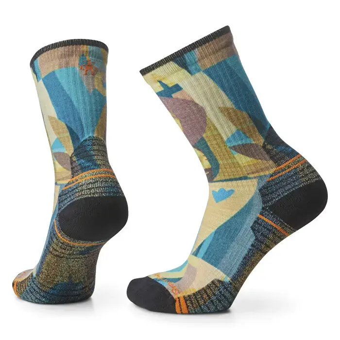 Smartwool Hike LT Cush Print Crew W Wild Salmon Versand Am Gleichen Tag